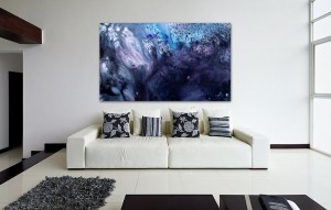 Large Abstract Art For Sale - November Rain - Modern Art Painting